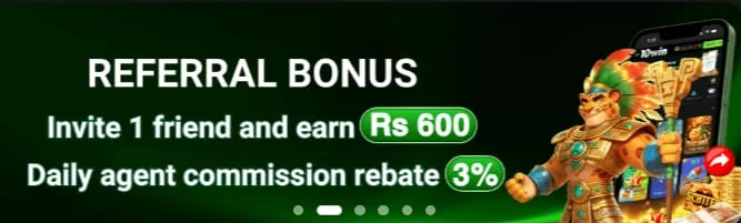Get referral bonuses through 10 Win Game 