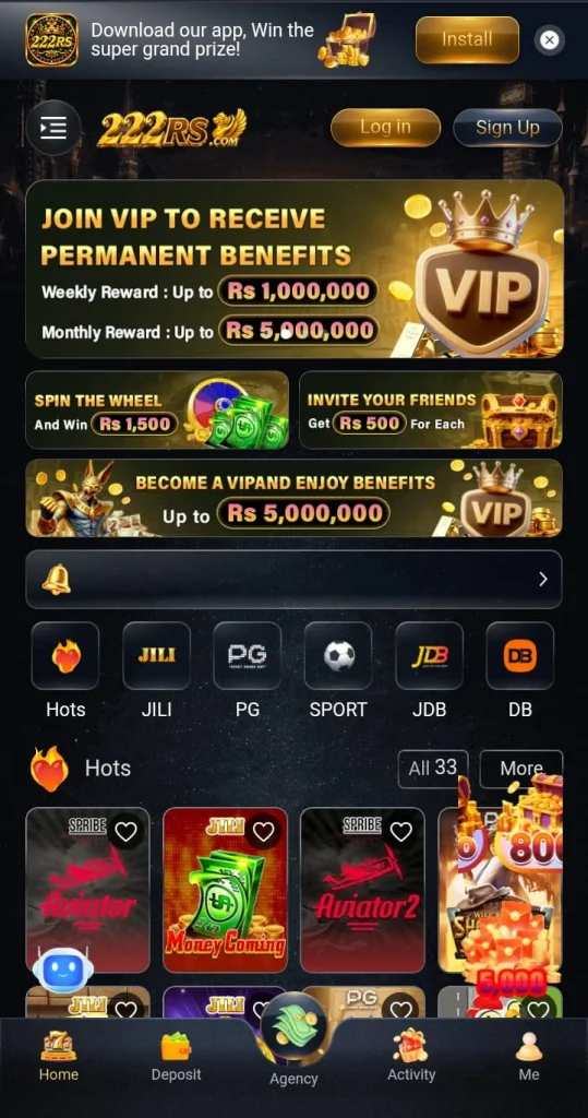 222RS Login App