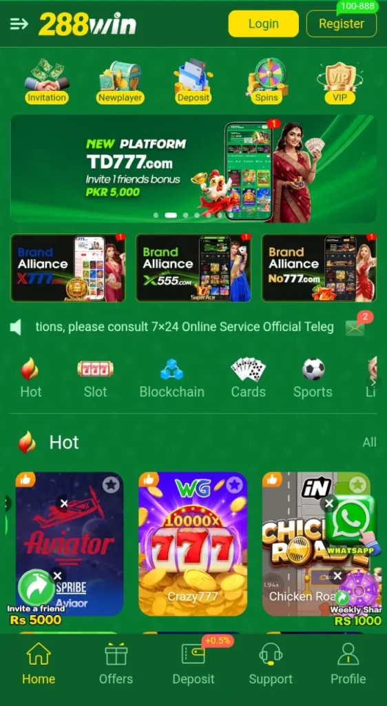 288Win withdrawal money instantly