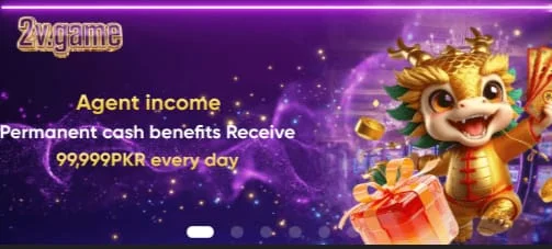 Get referral bonus with 2V Game APK download 