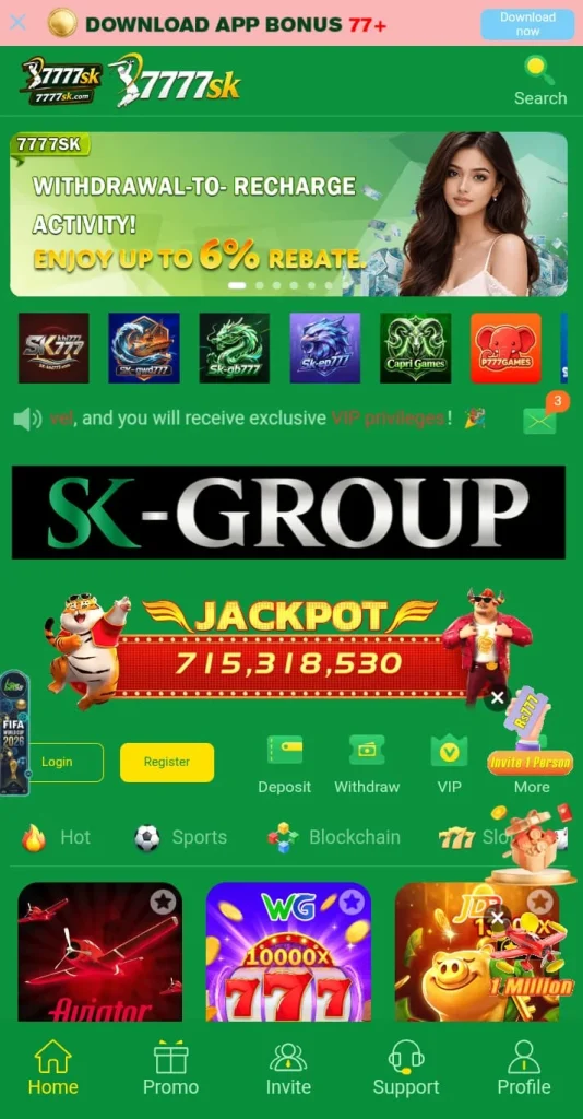 7777SK Game APK Download 