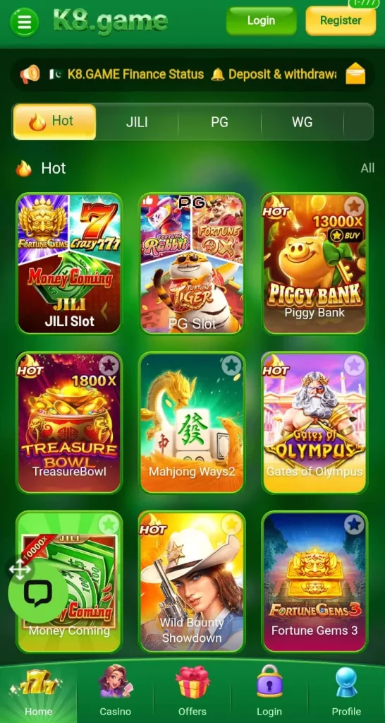 K8 Game APK download 