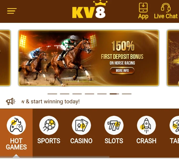 KV8 Game login