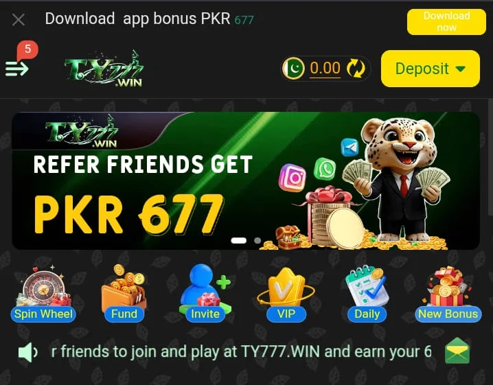 Ty777 Login App